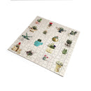 Wooden Puzzle: 16 Succulents in Pouch