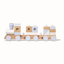 Wooden Jumbo Stacking Train- Natural