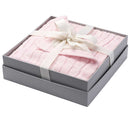Pink Fur Back Cable Blanket