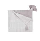 Gray Ombre Tassel Blanket