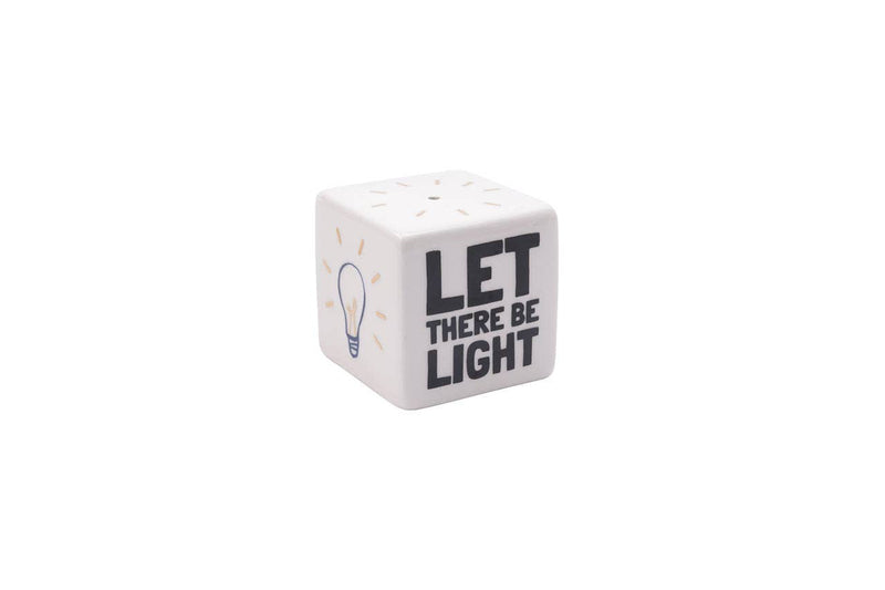 'Let There Be Light' Ceramic Light Pull