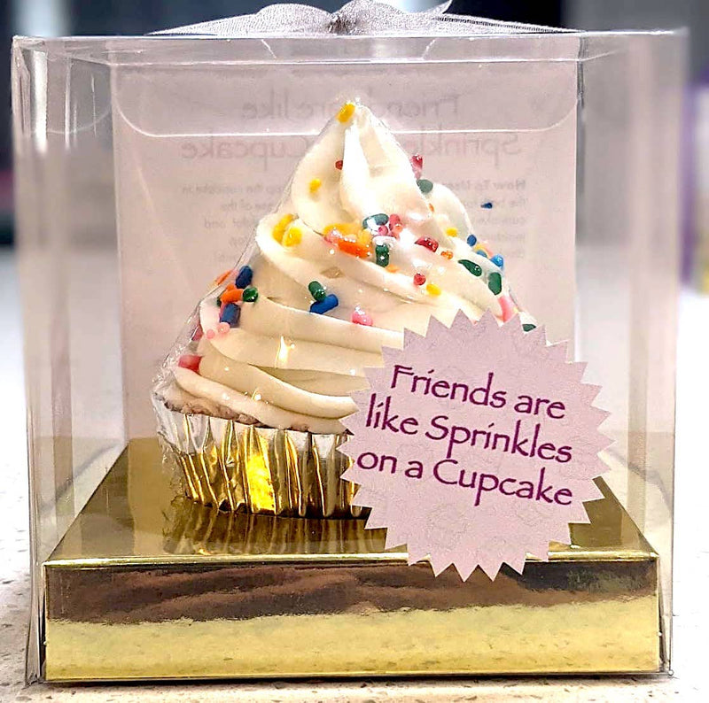 Rainbow Sprinkles Artisanal Handmade Cupcake Bath Bomb