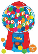 Happy Birthday To You! Bubblegum Machine Scratch & Sniff Card
