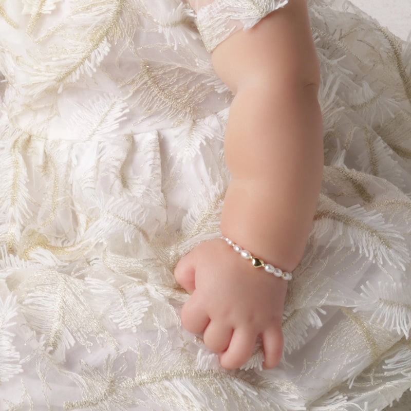 Willow - Gold Plated Pearl Baby & Children's Bracelet