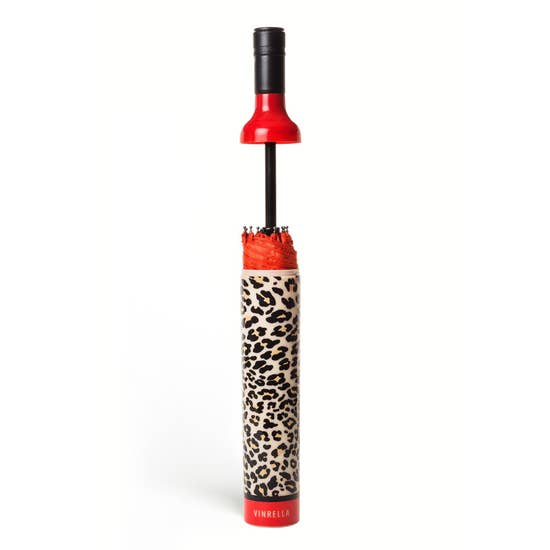 Leopard Print Bottle Umbrella
