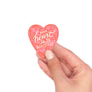 Vinyl Sticker Mini Notes - Heart