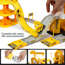 Construction Toys Set With Buildable Matchbox Car Track
