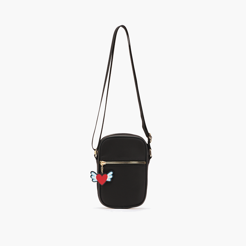 Tove Flying Hearts Mini Crossbody Purse