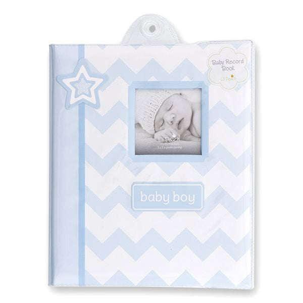 Blue Baby Boy Record Book