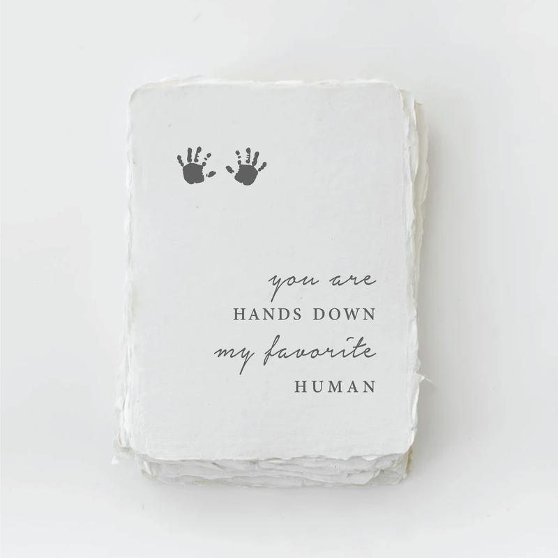 "My Favorite Human" Baby/Mother Card