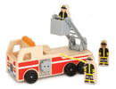 Classic Wooden Fire Truck Play Set