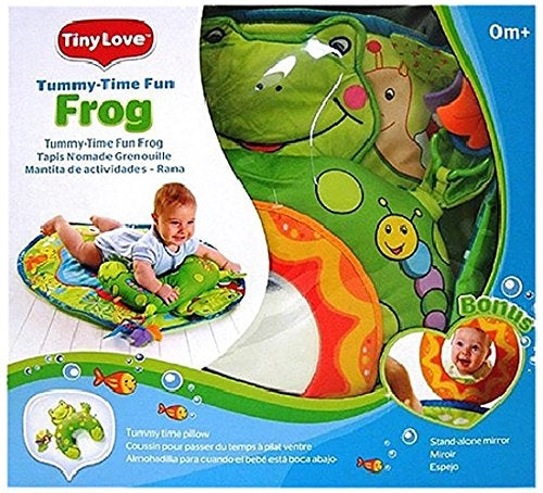 Tummy Time Fun Frog Pillow & Mat