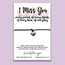 MISS YOU - WishStrings  Wish Bracelet 