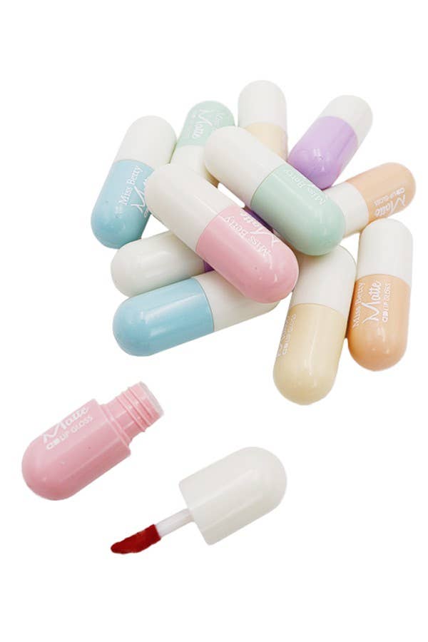 Pill Capsule Scented Moisturizing Matte Liquid Tint Lip