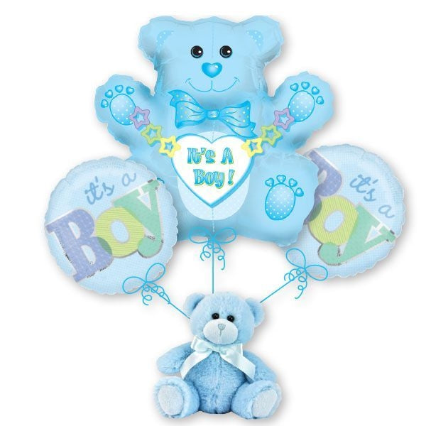 It's a Boy! Teddy Bear Balloon Bouquet