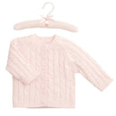 Pink Cable Knit Sweater