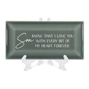 SON KNOW THAT I LOVE YOU WITH EVERY BIT OF MY HEART TILE