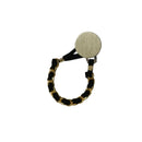 Black Chain & Cord Pacifier Clip