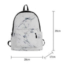 Black & White Marble Bag Pack