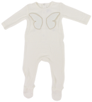 Ivory Butterfly Flutter Layette Set