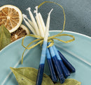 Chanukah Candles - Blue, Light Blue & White