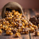 Acrylic Gift Box Caramel Chocolate Drizzle Gourmet Popcorn