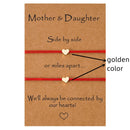 Mother And Daughter Small Heart Bracelets