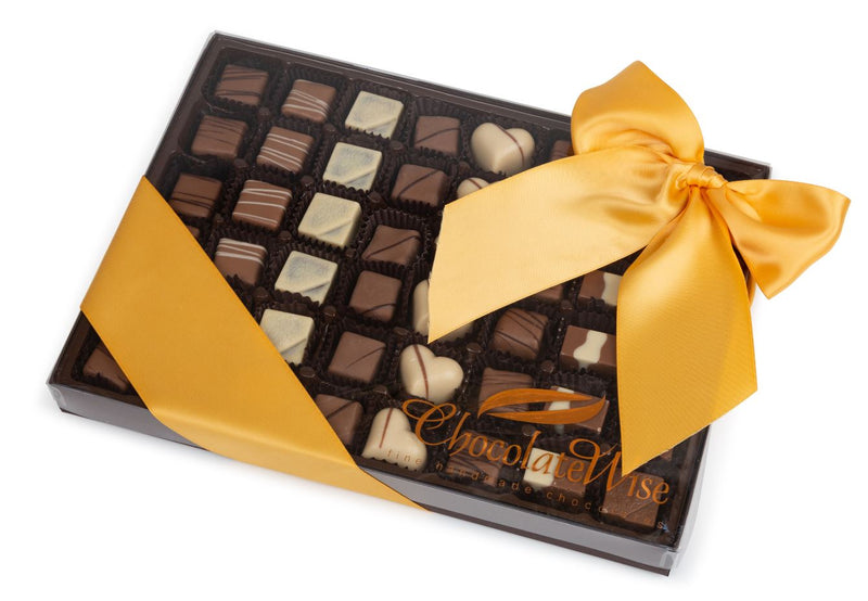 48 Piece Assorted Truffle Clear Gift Box