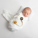 Gold Croc Heart Pacifier Gift Set