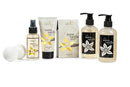 Warm Vanilla Bath & Body Gift Set in Gold Basket