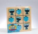 Chanukah Wood Tic Tac Toe Game