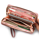 Red Heart Hollow Design Wallet Clutch