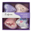 Heart Luxe Box Handmade Fizz & Foam Heart Bath Bombs (4)