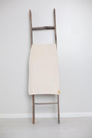 Classic Ribbed Knit Blanket- Natural