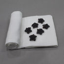 Winter Slate Bouclé Star Swaddle Blanket