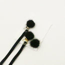 Black Pom Pom Hospital Hat