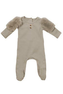 Stone Gray Cozy Layette Set
