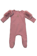Deep Pink Cozy Layette Set