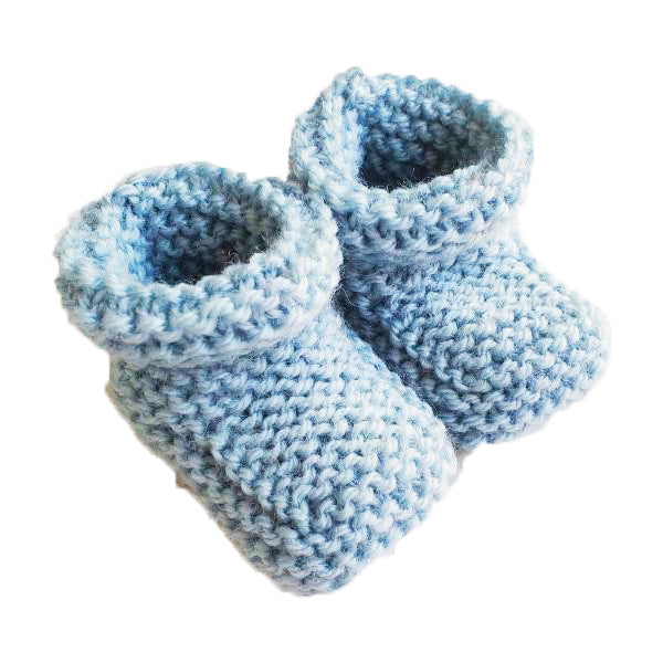 Merino Knit Baby Booties
