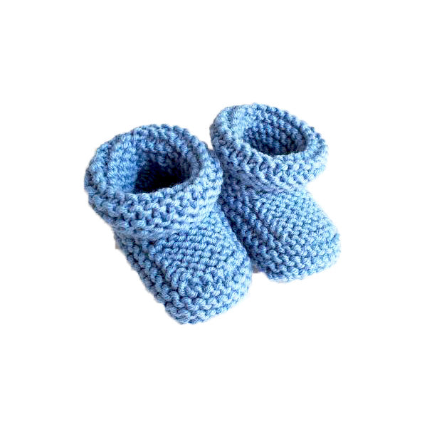 Merino Knit Baby Booties