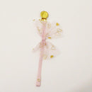 Pink Bow Ribbon Pacifier Clip