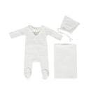 White Lustrous Lad Layette Set
