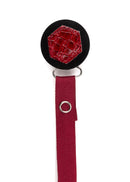 Maroon Croc Hexagon Pacifier Gift Set