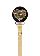 Gold Croc Heart Pacifier Gift Set