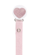Sparkle Pink Heart Pacifier Gift Set