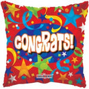 18" Congrats Stars & Streamers Balloon