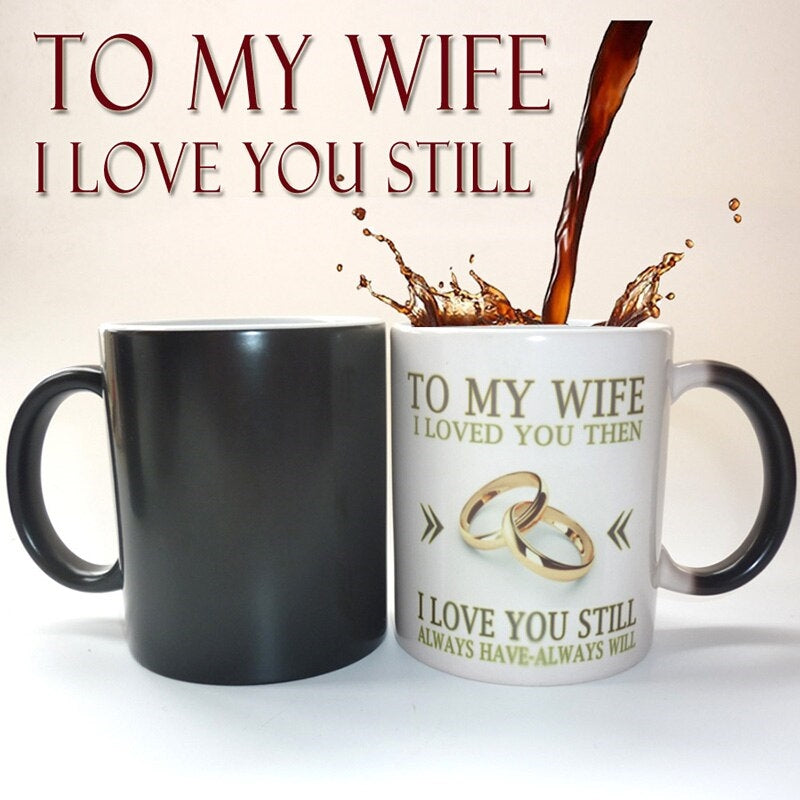 To My Wife Color Changing Mug