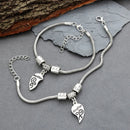 Mother Daughter Charms Bracelet- Puzzle Love Heart