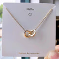 Ladies Jewelry Heart to Heart Necklace