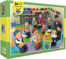 Mitzvah Kinder Cheder Floor Puzzle (24 Pcs)